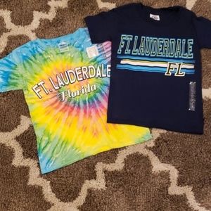B1G1! XS Size 2/4 | T-shirt Bundle of 2 | Ft. Lauderdale